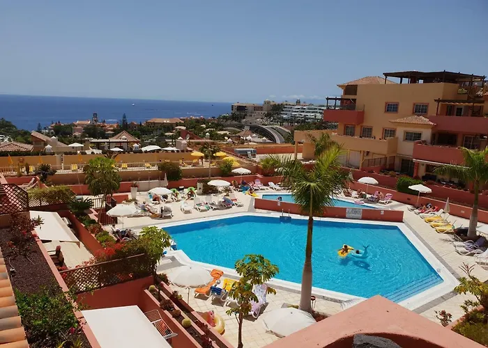Terrazas Del Duque 2, Terrace, Sea View, Only 300 M To Beach, Heated Pool, Wifi Internet, Dishwasher, Washing Machine * Costa Adeje (Tenerife)